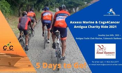 FIVE DAY COUNTDOWN – THE AXXESS MARINE & COGS 4 CANCER CHARITY RIDE!