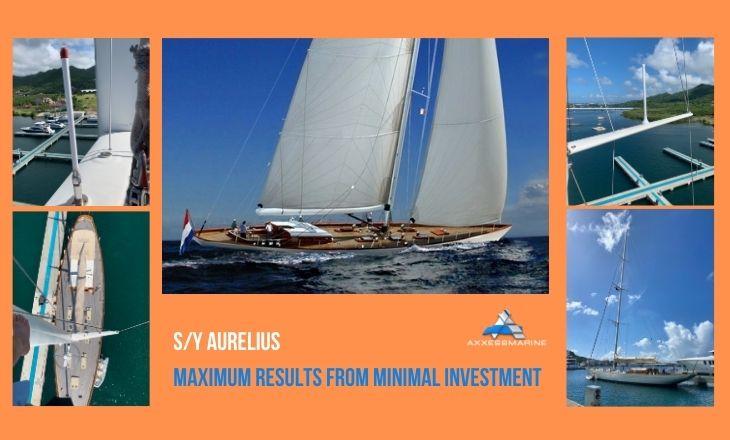 S/Y AURELIUS – MAXIMUM RESULTS FROM MINIMAL INVESTMENT