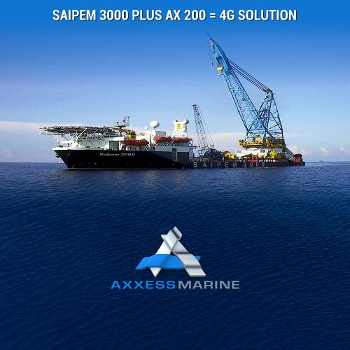 Saipem 3000 plus AX 200 = 4G Solution