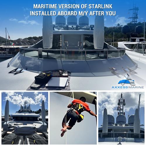 Maritime Version of Starlink Installed Aboard M/Y After You 