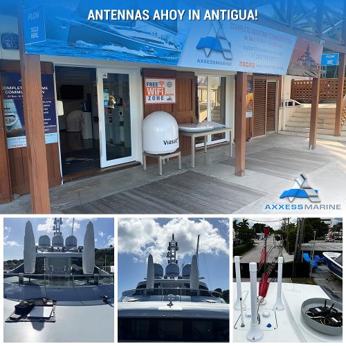 Antennas Ahoy in Antigua!